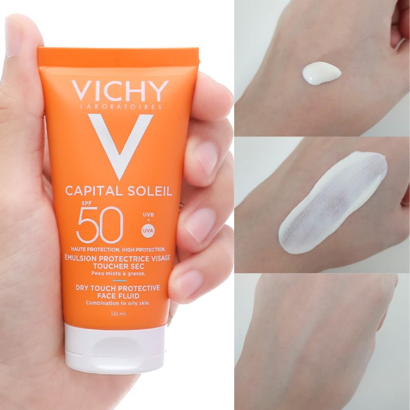 Kem chống nắng Vichy Capital Soleil Dry Touch Face Fluid SPF50